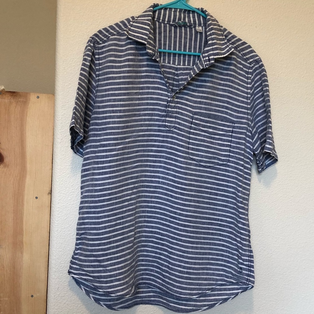Boden striped collar shirt - Sz L